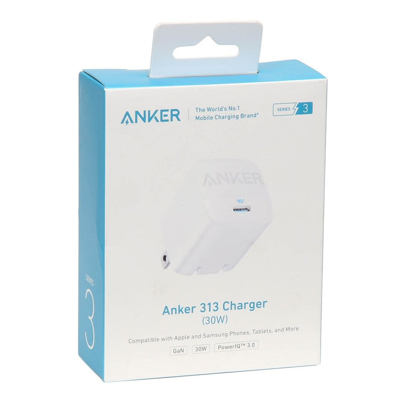 Anker 313 CHARGER 30W Nano II 30W USB-C Wall Charger - White (A2639J21)