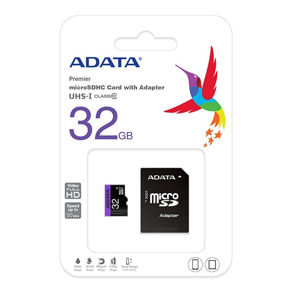 ADATA Micro SD Memory Card (Class 10) 32G - Black