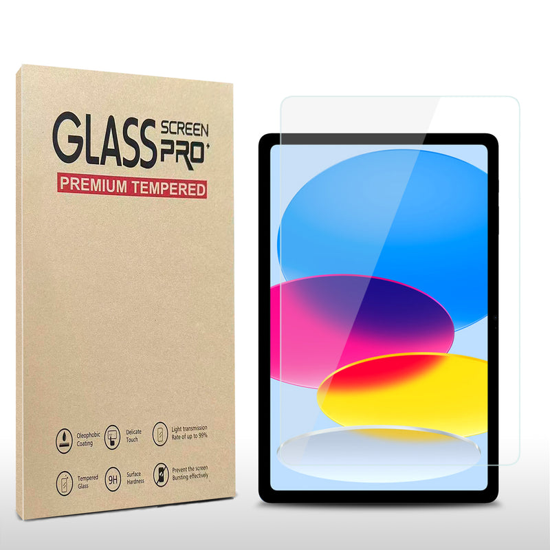 For Apple iPad 10th Gen 2022 Tablet HQ AB Glue Tempered Glass .33mm Thick