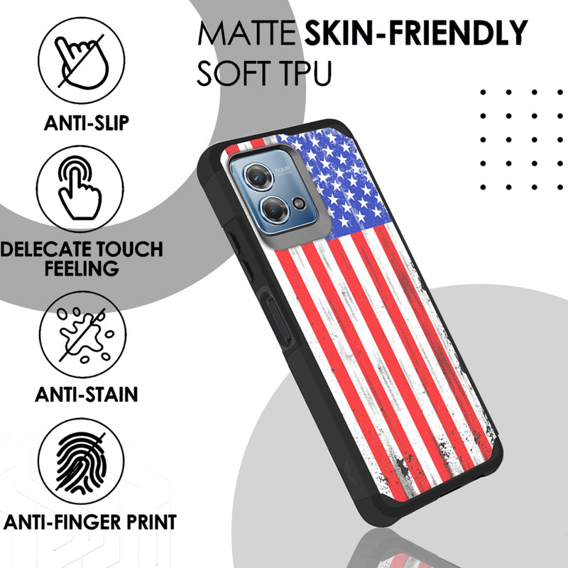 For Motorola G Stylus 5G 2023 Tough Strong Hybrid (Magnet Mount Friendly) Case Cover - USA