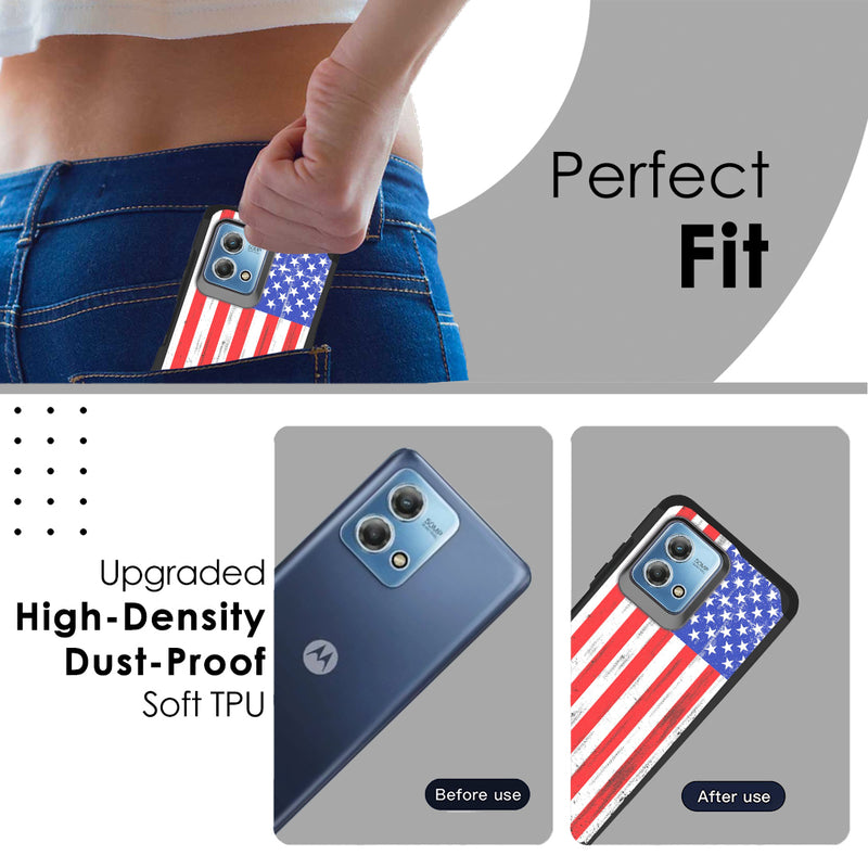 For Motorola G Stylus 5G 2023 Tough Strong Hybrid (Magnet Mount Friendly) Case Cover - USA