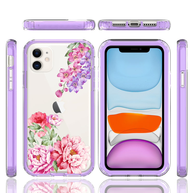 For Apple iPhone 14 PRO MAX 6.7" Essence Beautiful Design Hybrid Shockproof Case Cover - F