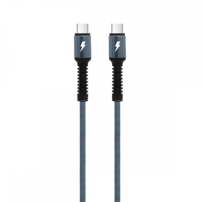 LDNIO TYPE-C TO TYPE-C PD FAST CHARGING DATA CABLE 2M (6 Ft) 3A Model: LC92 - Blue