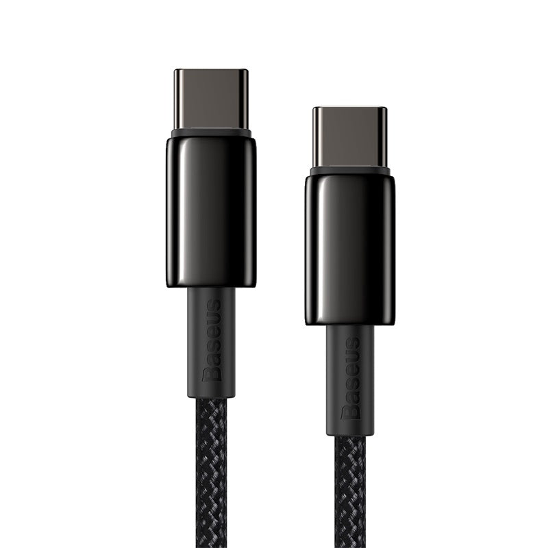 Baseus Tungsten Gold Fast Charging Data Cable Type-C to Type-C 100W 200cm (6 Ft)