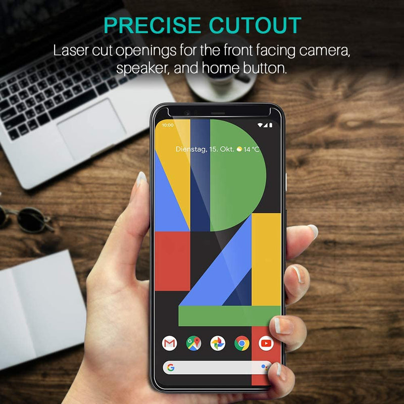 Tempered Glass Screen Protector (2.5D) for Google Pixel 4 XL - Clear AAA