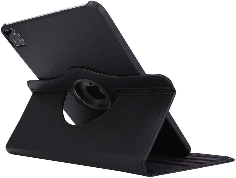 Rotating Case for New iPad Pro 12.9 Case (2020/2018) 360 Degree Rotating Stand Protective Cover with Auto Sleep/Wake - Black