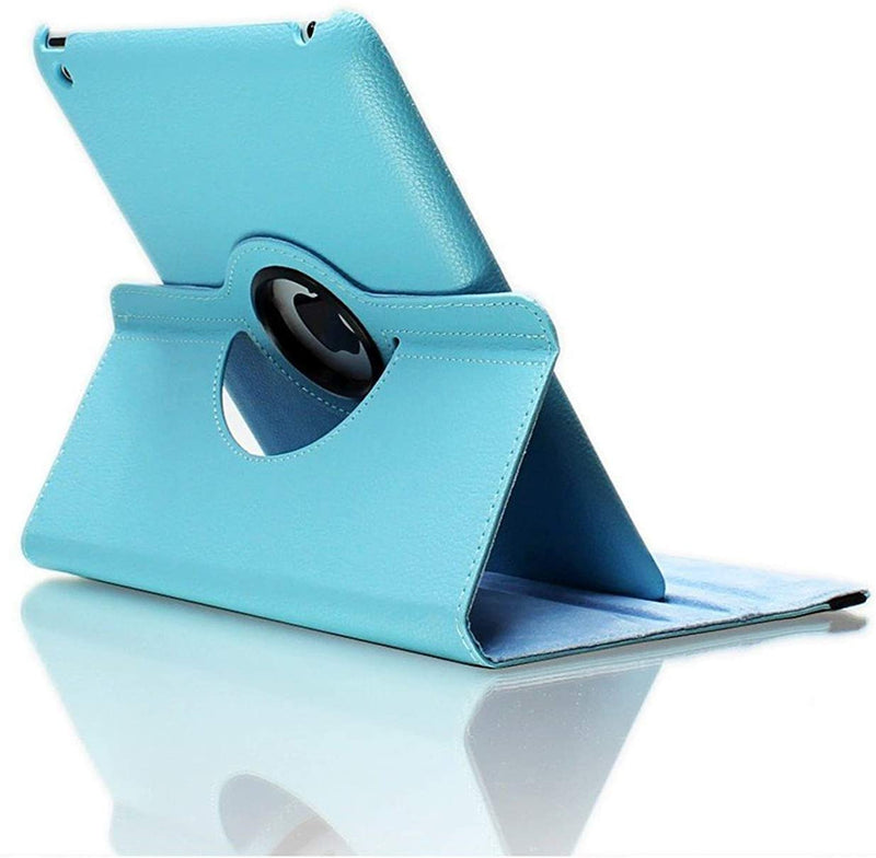 Rotating Case for iPad 9.7 2018 2017 / iPad Air 2 / iPad Air - 360 Degree Rotating Stand Protective Cover with Auto Sleep Wake for iPad 9.7 inch (6th Gen, 5th Gen) / iPad Air 2 / iPad Air - Light Blue
