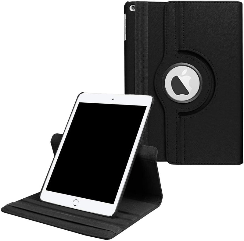 Rotating Case for New iPad 8th Gen (2020) / 7th Generation (2019) 10.2 Inch,360 Degree Rotating Stand Smart Cover with Auto Sleep Wake for New iPad 10.2" Case - Black