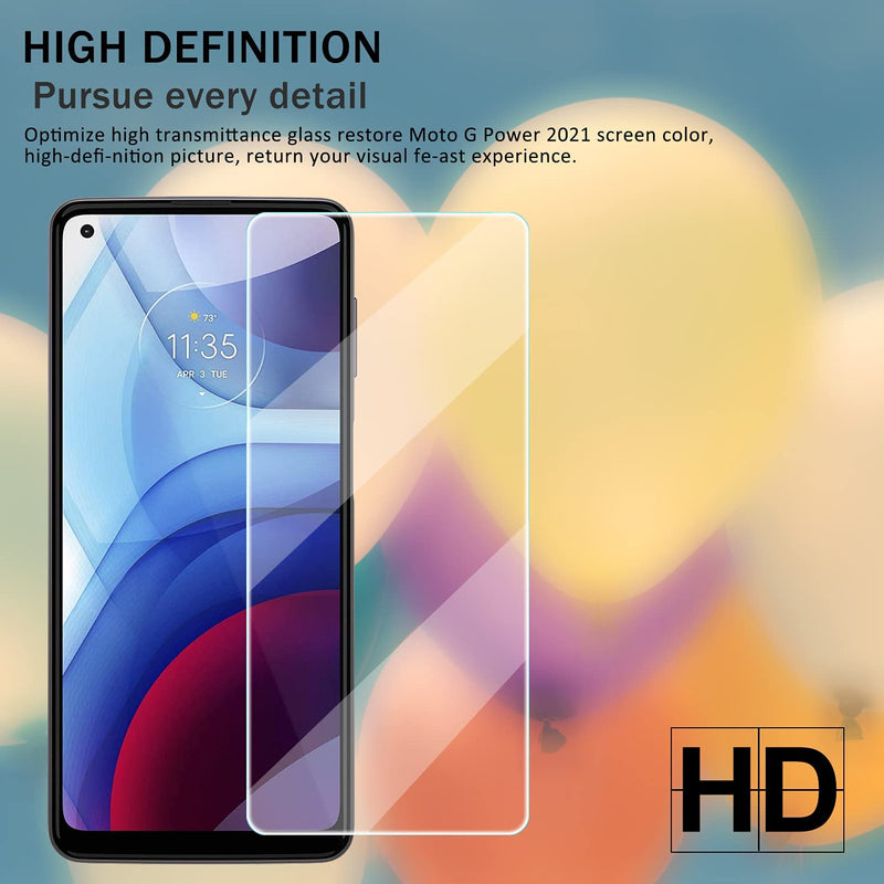 Tempered Glass Screen Protector (2.5D) for Motorola Moto G Power (2021) - Clear