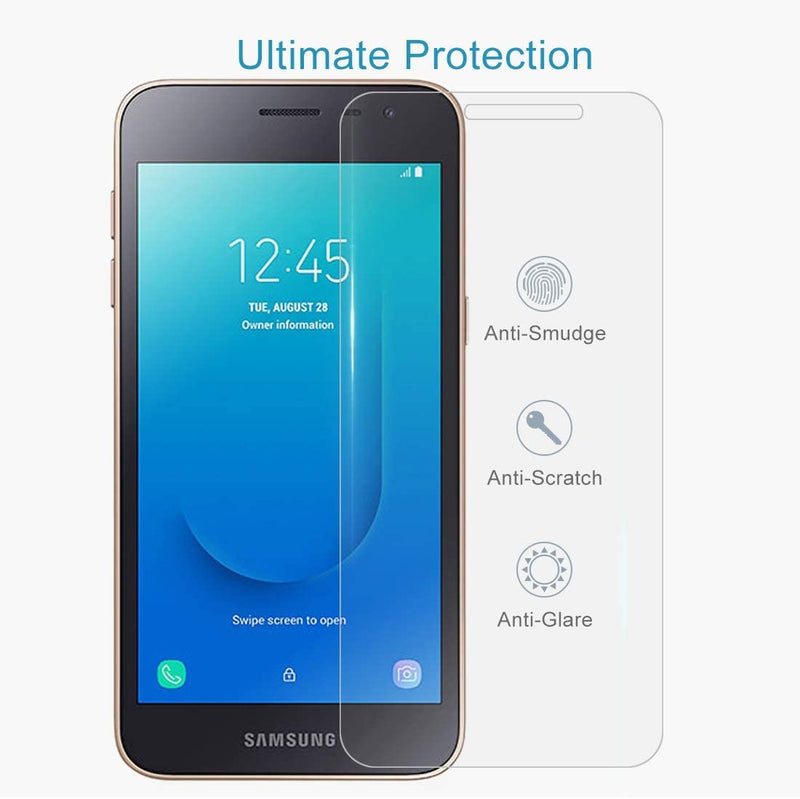 Tempered Glass Screen Protector (2.5D) for Samsung J260 (Galaxy J2 Core)/Galaxy J2 Dash / Galaxy J2 Pure - Clear
