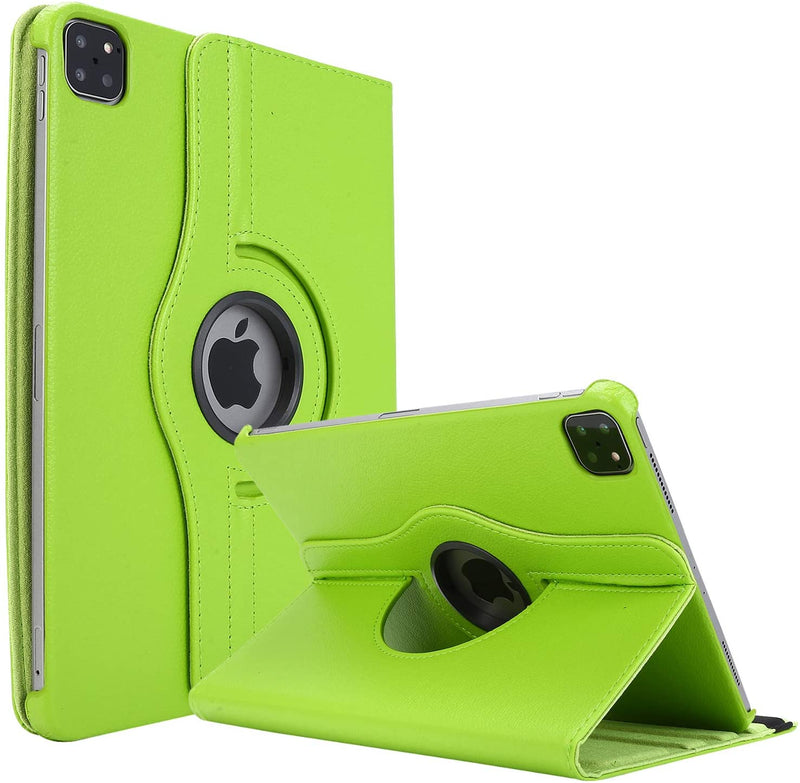 Rotating Case for New iPad Pro 11 Case 2020/2018, iPad Pro (11-inch, 2nd Generation) / iPad Pro 11 2018 Case, 360 Degree Rotating Stand Protective Cover with Auto Sleep/Wake - Green