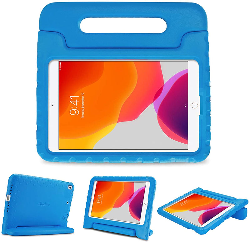 Handle Kids Case for iPad 9.7 2017/2018 & iPad Air 2 - Light Weight Shock Proof Convertible Handle Stand Friendly Kids Case for 9.7-inch iPad 5th & 6th Gen, iPad Air 1 & iPad Air 2 - Blue