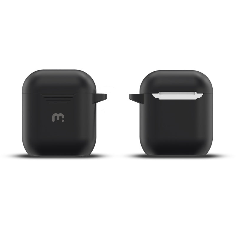 MyBat Pro Protective Case and Strap for Apple AirPods with Wireless Charging Case - Black