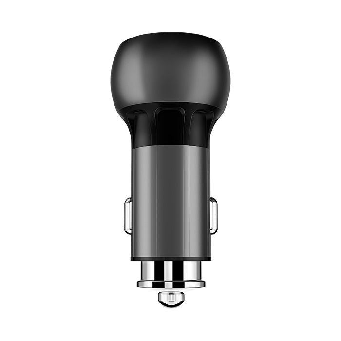 LDNIO C503Q 100% Original Dual USB Quick Metal Car Charger With Lightning to USB Charging Cable