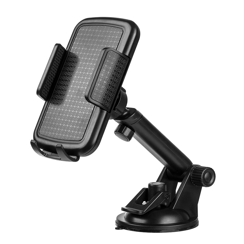 UNIVERSAL DASHBOARD / WINDSHIELD CELL PHONE CAR MOUNT PHONE HOLDER WITH ADJUSTABLE EXTENSION ARM