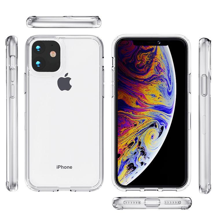 Bling Clear Hard Case (Acrylic and TPU) for iPhone 12 Pro Max (6.7") - Dark Clear