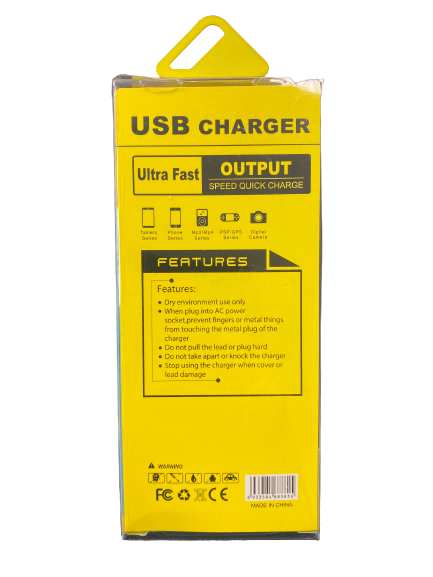 iVON Ultra Fast USB Car Charger 3.1A with Type-C to USB Cable