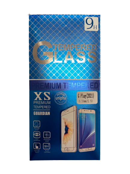 Premium AAA 2.5D 0.33mm Tempered Glass Clear Screen Protector for Motorola Moto G Play (2021) - Clear