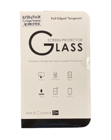 Full-screen Coverage Tempered Glass Screen Protector (Cellular Dust Prevention For Receiver) for Apple iPhone 8 Plus/7 Plus - Black