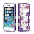 MyBat TUFF Panoview Hybrid Protector Cover for Apple iPhone 5s/5 / SE - Metallic Purple / Purple Stargazers Diamante