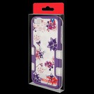 MyBat TUFF Panoview Hybrid Protector Cover for Apple iPhone 5s/5 / SE - Metallic Purple / Purple Stargazers Diamante