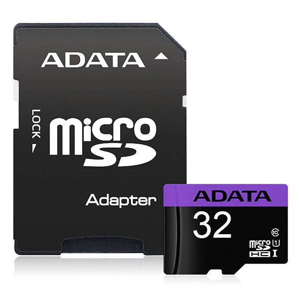 ADATA Micro SD Memory Card (Class 10) 32G - Black