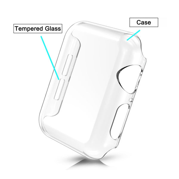 MyBat Apple Watch Transparent Case for Apple Watch Series 4 44mm - Transparent Clear