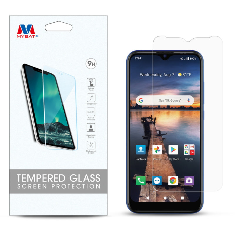 MyBat Tempered Glass Screen Protector (2.5D) for Cricket Influence - Clear