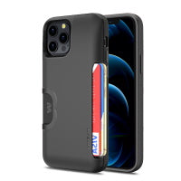 MyBat Slide Series Case for Apple iPhone 12 Pro (6.1) / 12 (6.1) - Black