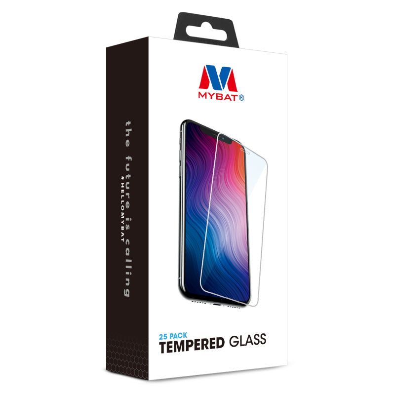 MyBat Tempered Glass Screen Protector (2.5D)(25-pack) for Apple iPhone 13 Pro Max (6.7) - Clear
