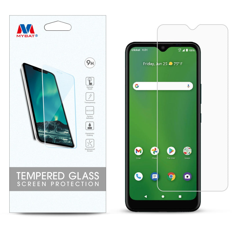 MyBat Tempered Glass Screen Protector (2.5D) for Cricket Ovation 2 / Dream 5G – Clear