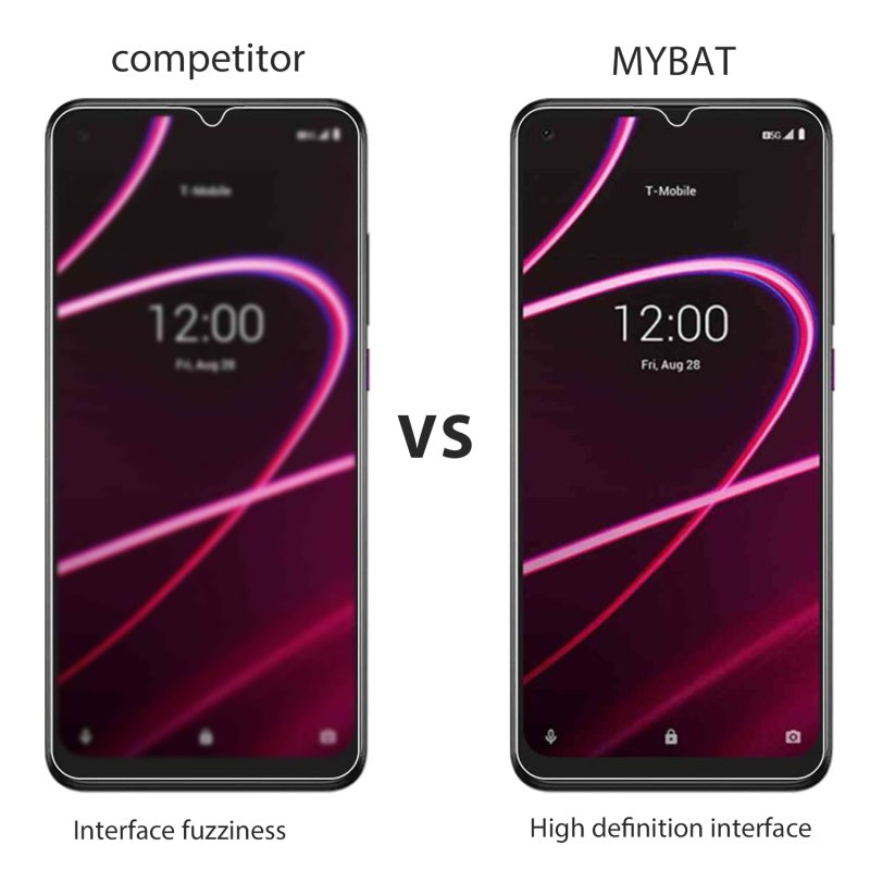 MyBat Tempered Glass Screen Protector (2.5D) for T-mobile REVVL V+ 5G - Clear