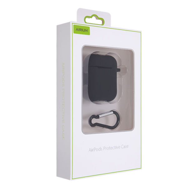 Airium Protective Case for Apple AirPods with Wireless Charging Case - Black