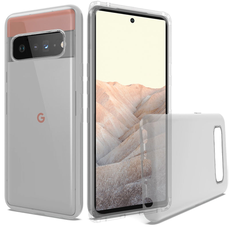 For Google Pixel 6 Pro TPU Gel Skin Flexible Skinny Case Cover - Clear