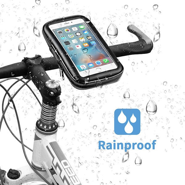 MyBat Universal Waterproof Bicycle Phone Holder - Black