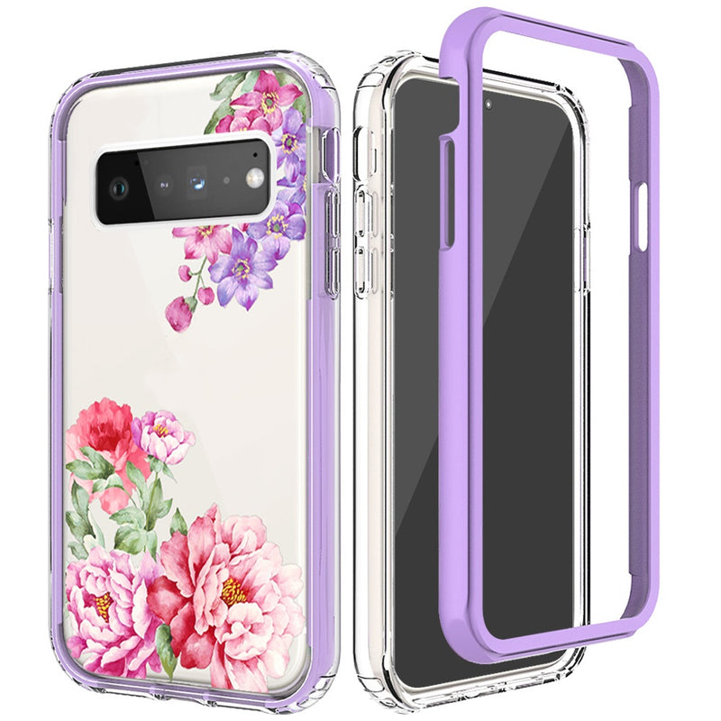 For Google Pixel 6 Essence Beautiful Design Hybrid Shockproof Case Cover - F