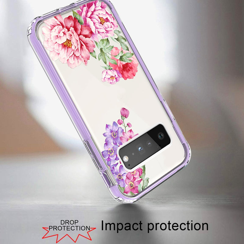 For Google Pixel 6 Essence Beautiful Design Hybrid Shockproof Case Cover - F