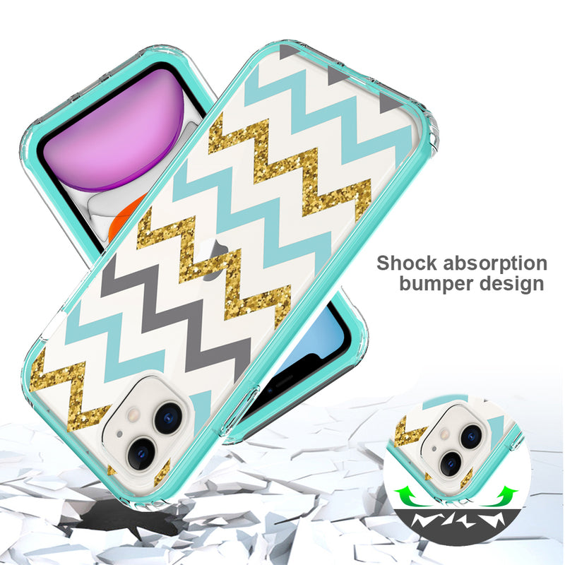 For Apple iPhone 14 PRO MAX 6.7" Essence Beautiful Design Hybrid Shockproof Case Cover - C