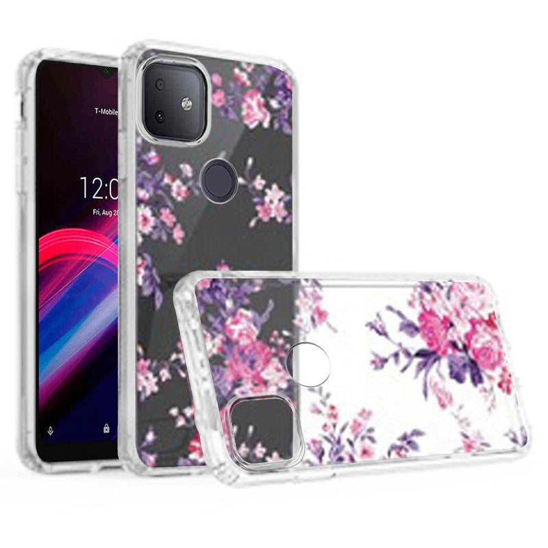 For Revvl 4 Design Transparent Hybrid Case - Enchanted Fantastic Design