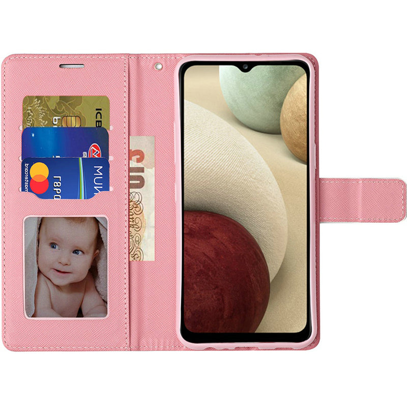 For Motorola Moto One 5G Ace Vegan Design Wallet ID Card Case Cover - Beautiful Island