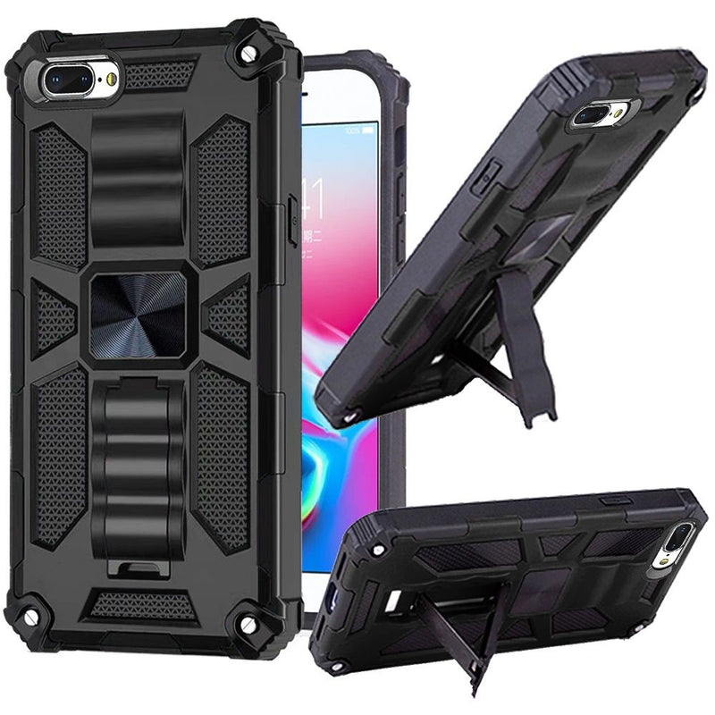 For Samsung Galaxy A51 5G Optimum Magnetic RingStand Case Cover - Black