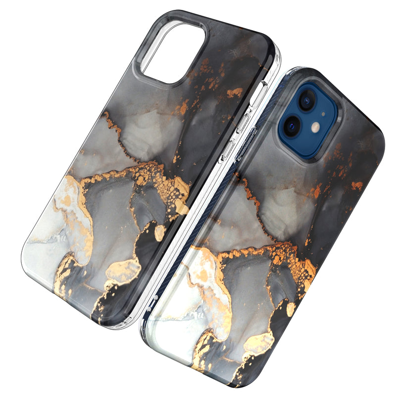 For Apple iPhone XR META 2.5mm Thick TPU Glitter Design Case Cover - C