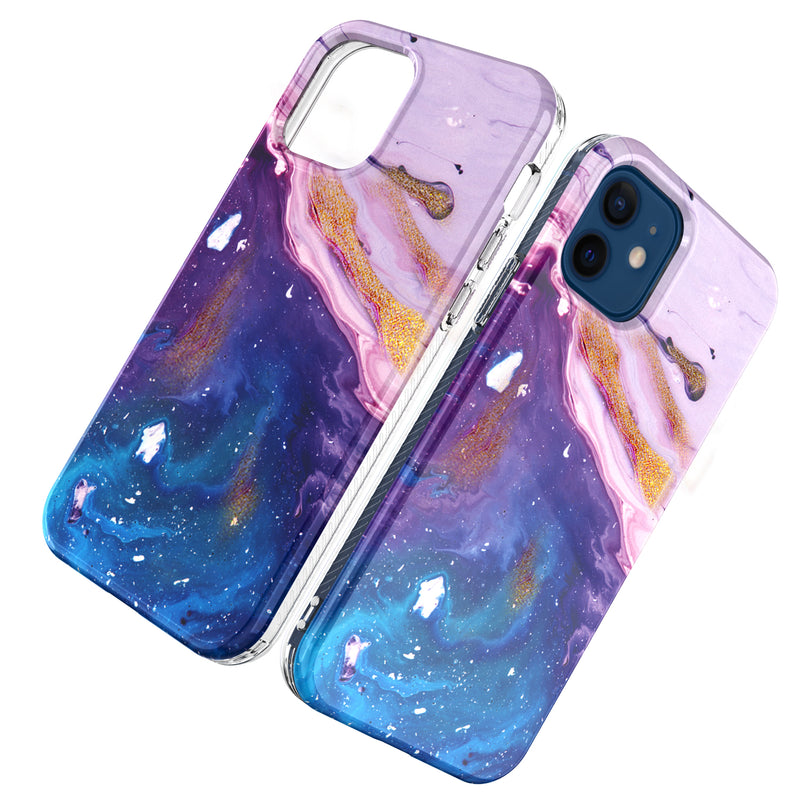 For Apple iPhone XR META 2.5mm Thick TPU Glitter Design Case Cover - E