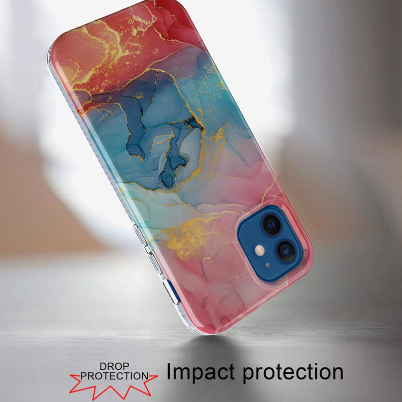 For iPhone 12/Pro (6.1 Only) META 2.5mm Thick TPU Glitter Design Case Cover - I