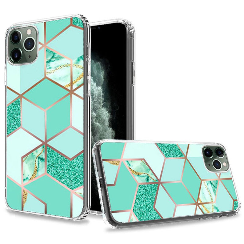 For Apple iPhone 11 Pro MAX (XI6.5) Trendy Fashion Design Hybrid Case Cover - Tranquil