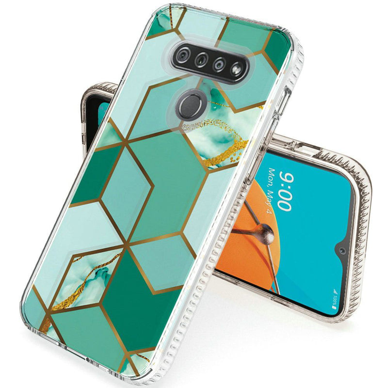 For LG K51 Trendy Fashion Design Hybrid Case Cover - Tranquil