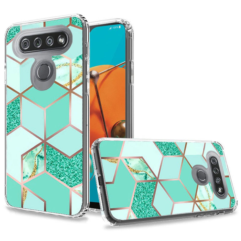 For LG K51 Trendy Fashion Design Hybrid Case Cover - Tranquil