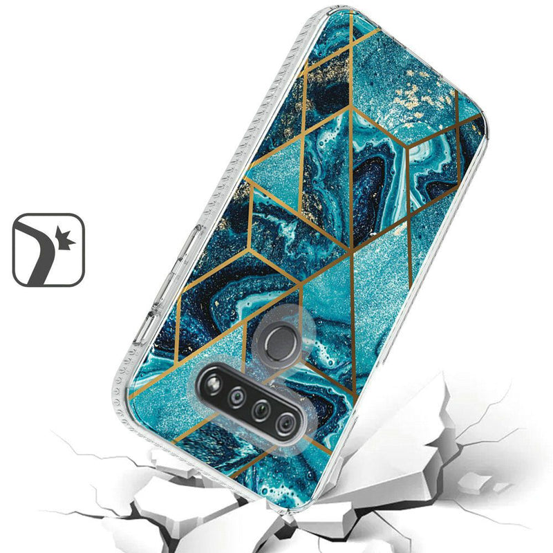 For LG K51 Trendy Fashion Design Hybrid Case Cover - Universe