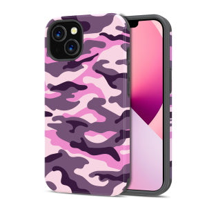 MyBat Pro Fuse Series Case with Magnet for Apple iPhone 13 (6.1) - Pink Camo