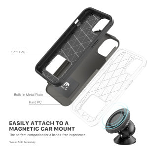 MyBat Pro Fuse Series Case with Magnet for Apple iPhone 13 (6.1) - Gunmetal